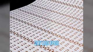 24V LED স্ট্রিপ নমনীয় সার্কিট বোর্ড 2835 60LEDs