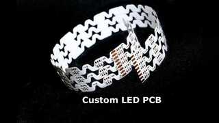 LED স্ট্রিপ জন্য কাস্টম নমনীয় PCB