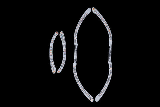 কেনা অগ্নি সুরক্ষা স্তর ভি 0 এবং এআই চশমা এবং এলইডি স্ট্রিপগুলির জন্য কাস্টমাইজড পরিষেবা সহ ডাবল লেয়ার নমনীয় পিসিবি online manufacture