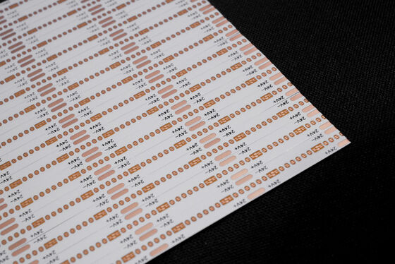 কেনা টার্নকি এলইডি উত্পাদনঃ নমনীয় পিসিবি ডিজাইন, উত্পাদন এবং সিওবি এলইডি স্ট্রিপ হালকা -488 / এম -8 * 503-12 ভি ডাবল স্তর এফপিসি ডাবল-পার্শ্বযুক্ত সাদা ফিল্ম, কালো পাঠ্য, ইলেকট্রনিক মুদ্রিত সার্কিটের জন্য ওএসপি অ্যান্টিঅক্সিডেন্ট online manufacture