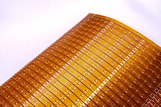 কেনা ডাবল লেয়ার এলইডি স্ট্রিপ এফপিসিবি অগ্নি সুরক্ষা স্তর ভি 0 এবং 0.25 মিমি বেধের সাথে এলইডি আলো জন্য নমনীয় পিসিবি online manufacture