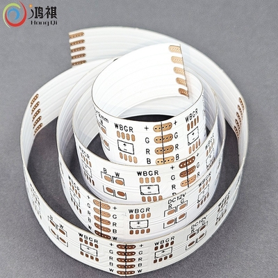 RGBW 4 ইন 1 COB PCB নমনীয় LED স্ট্রিপ সার্কিট বোর্ড উত্স কাস্টমাইজড