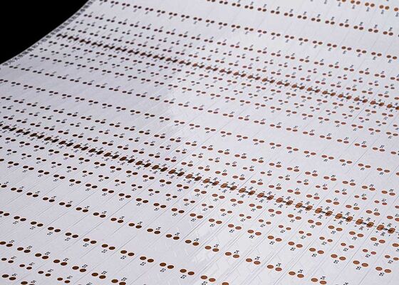 LED স্ট্রিপ লাইটিংয়ের জন্য 24V ডাবল সাইডেড হোয়াইট ফিল্ম ফ্লেক্সিবল সার্কিট বোর্ড FPCB