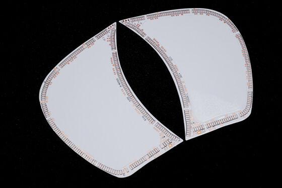 এলইডি আলো এবং কাস্টমাইজড পরিষেবাদির জন্য অগ্নি সুরক্ষা স্তর ভি 0 সহ ডাবল লেয়ার নমনীয় পিসিবি