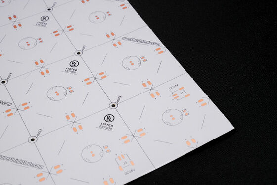 নমনীয় মুদ্রিত সার্কিট বোর্ডের জন্য অগ্নি সুরক্ষা স্তর ভি 0 সহ কাস্টমাইজযোগ্য ডাবল লেয়ার এলইডি স্ট্রিপ এফপিসি